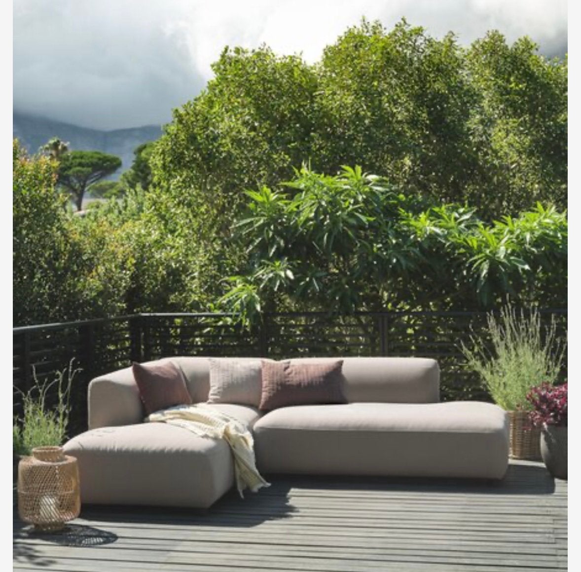Nieuw in doos! Loungebank tuinbank bank hoekbank, Tuin en Terras, Tuinsets en Loungesets, Ophalen, 4 zitplaatsen, Nieuw, Loungeset
