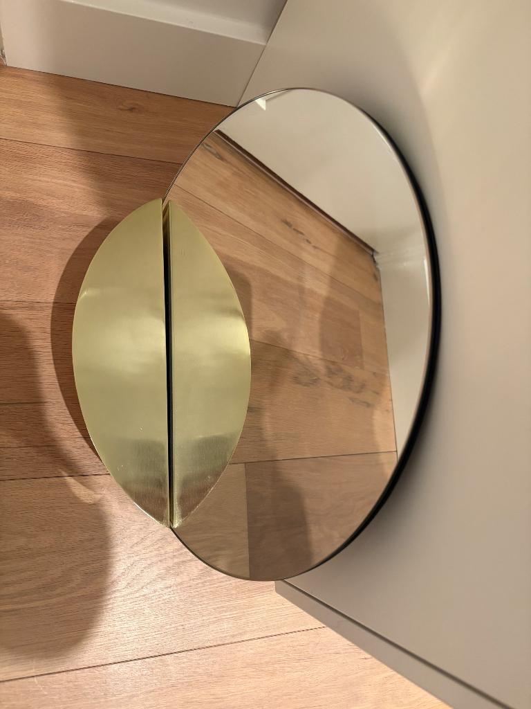 Spiegel, Huis en Inrichting, Woonaccessoires | Spiegels, Ophalen, Minder dan 50 cm, Rond, Nieuw