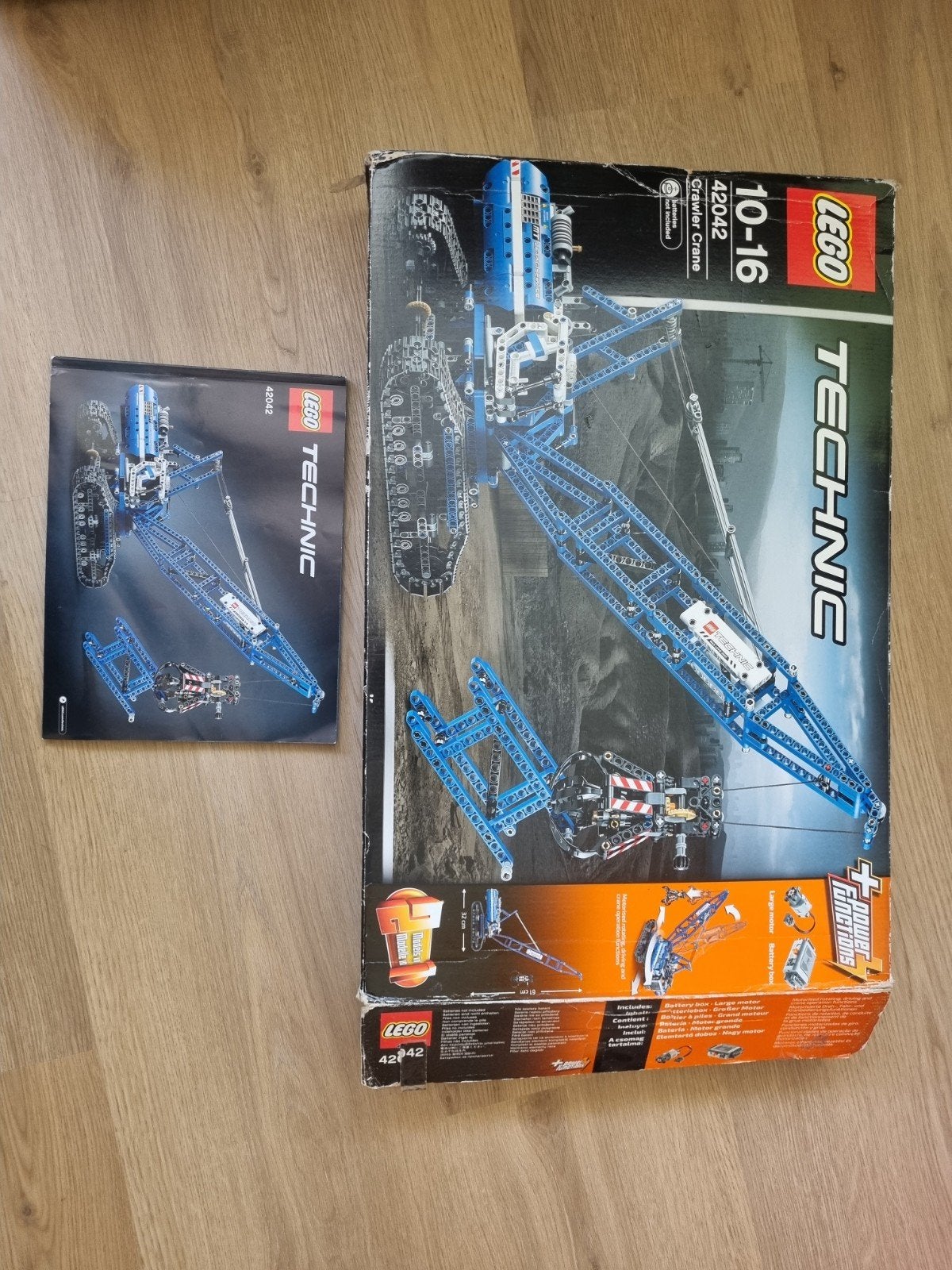 Lego Technic 42042 Rupsband Kraan - Compleet met doos, Compleet, Gebruikt, Lego, Ophalen of Verzenden