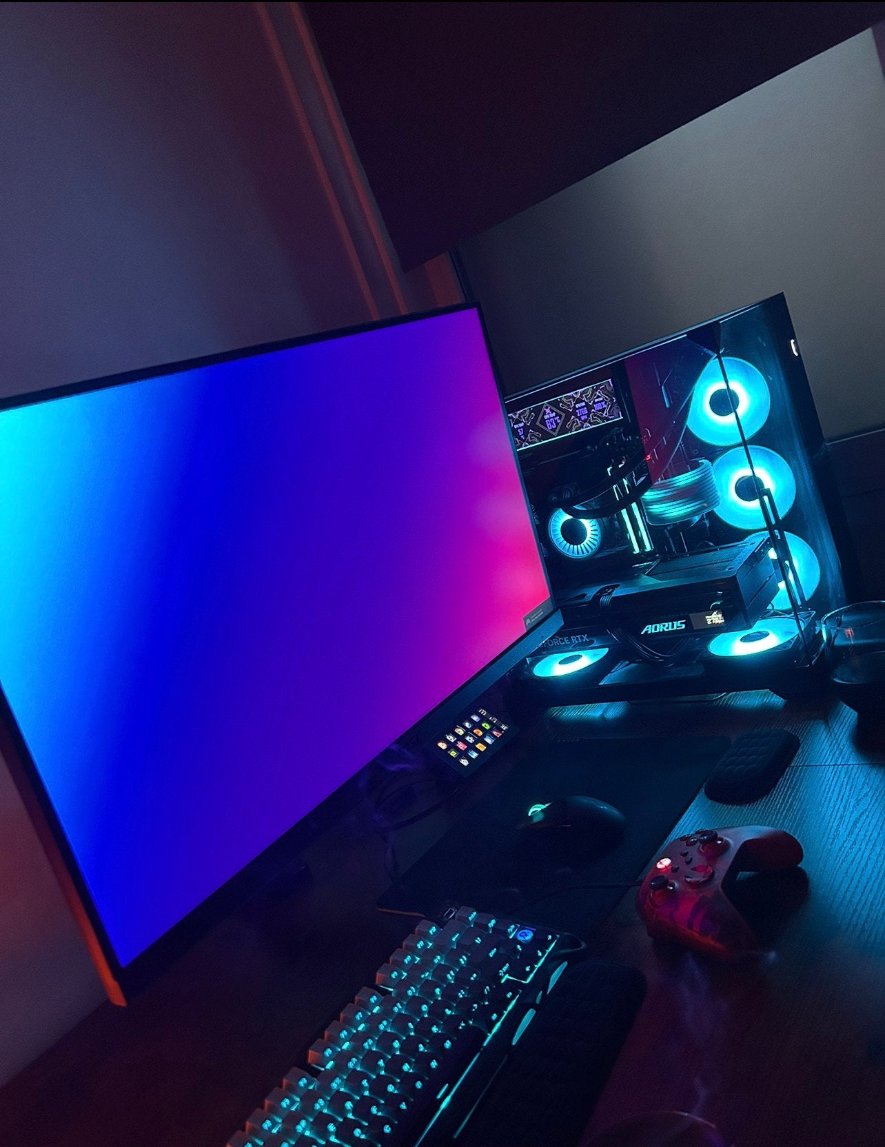 High-End RTX 5080 + Ryzen 9800X3D Complete Setup Nieuwstaat, Ophalen, Zo goed als nieuw, Gaming, SSD