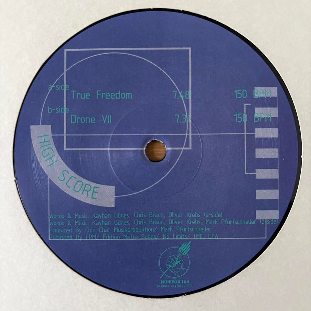 High Score / Hiscore - True Freedom / Xor | Goa Trance Vinyl, Ophalen of Verzenden, Gebruikt, 12 inch