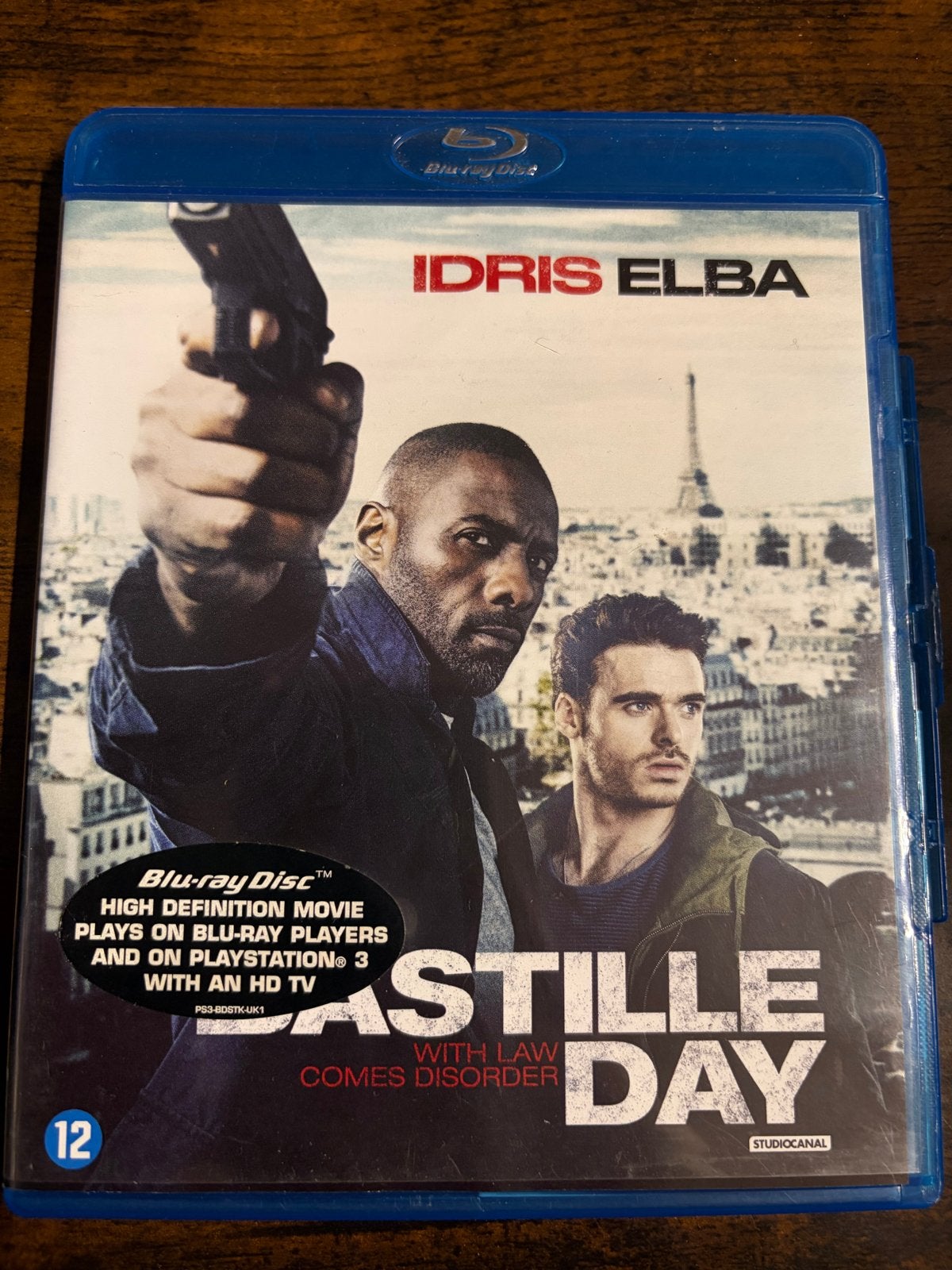 Bastille Day Blu-ray met Idris Elba - Actiethriller, Film, Actie, Ophalen of Verzenden, Zo goed als nieuw