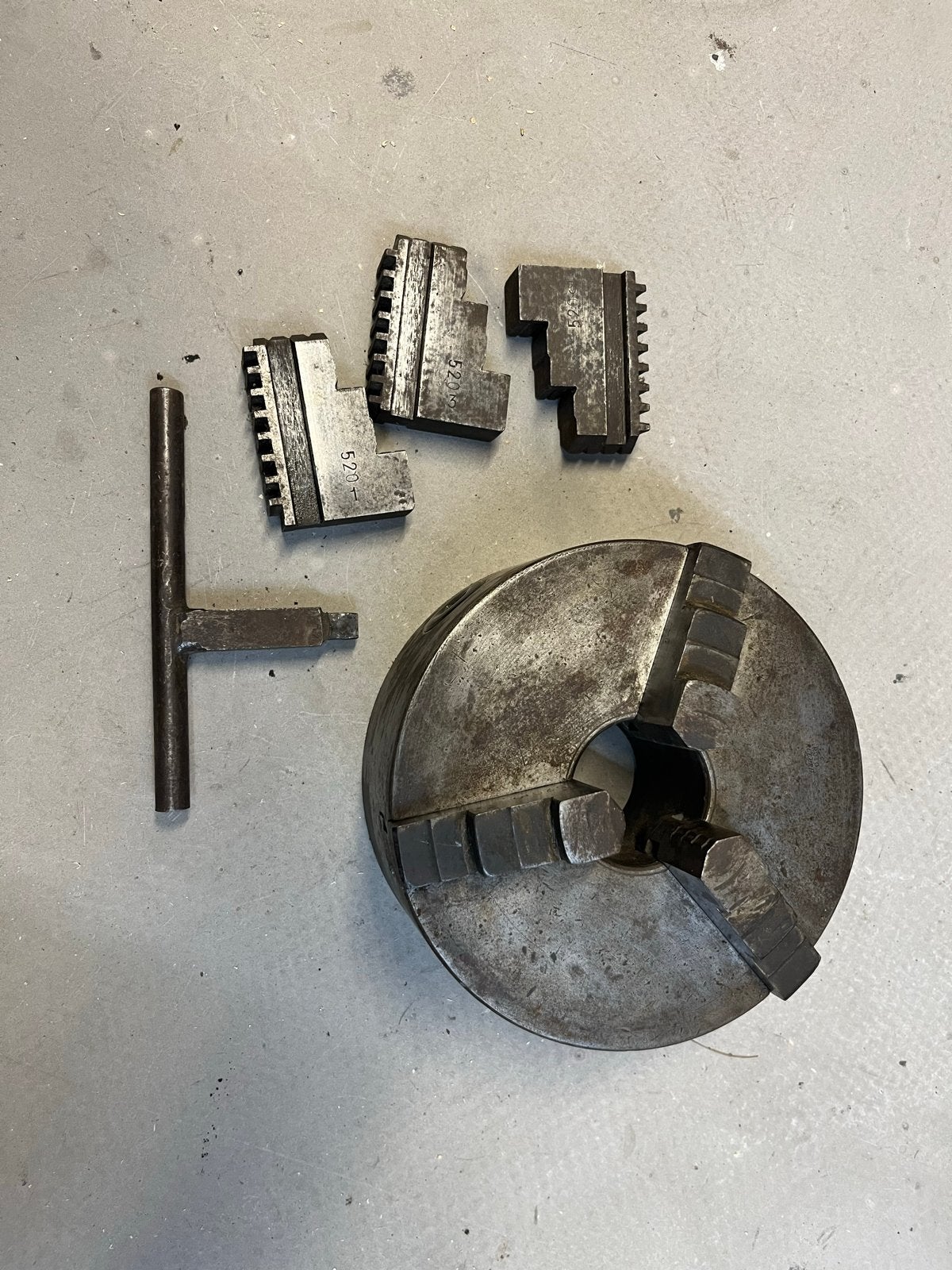 Drieklauw 190mm Roto Record, Ophalen of Verzenden, Gebruikt, Onderdeel