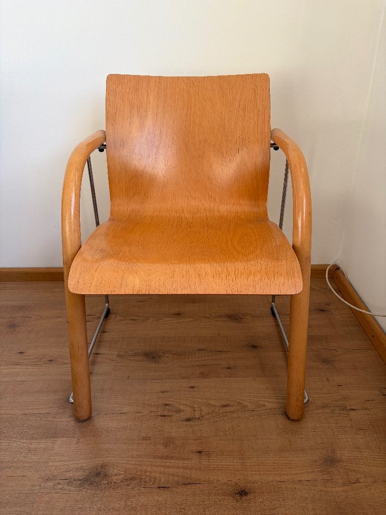 Originele Thonet stoelen model S320, Ophalen, Gebruikt, Bruin, Vintage