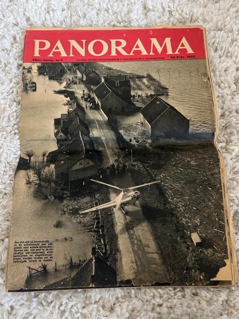 Panorama magazine 26 februari 1953 - Watersnoodramp, Ophalen of Verzenden, Gelezen, Overige typen