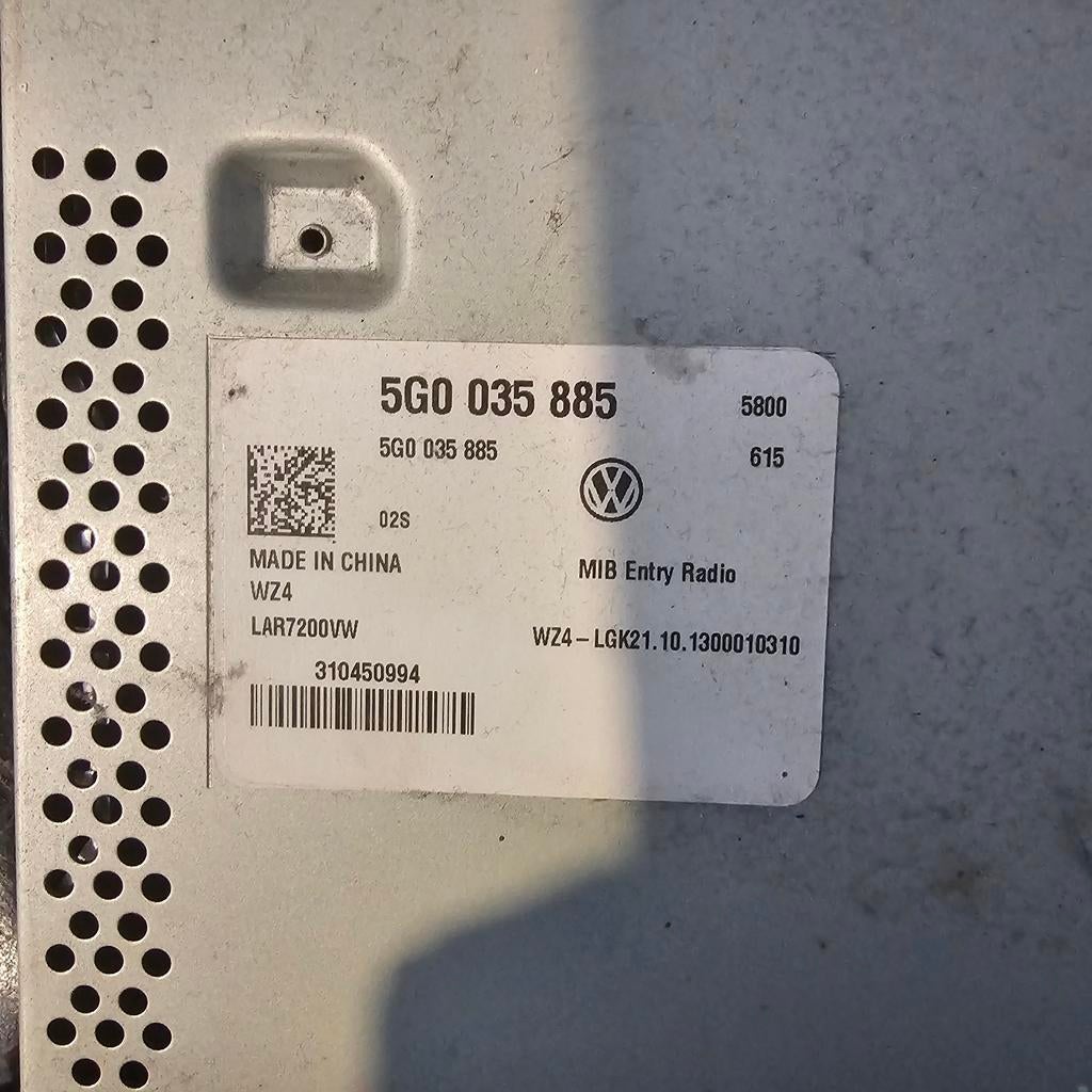 Mooie originele radio golf 7, Auto-onderdelen, Ophalen of Verzenden