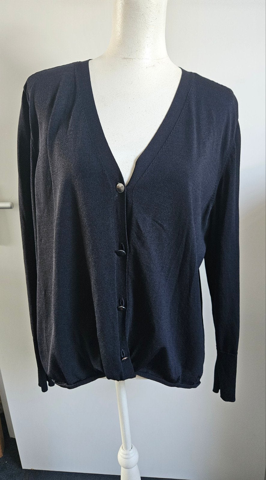 Claudia Sträter vest / trui - Zwart - Maat L, Zwart, Maat 42/44 (L), Ophalen of Verzenden, Zo goed als nieuw