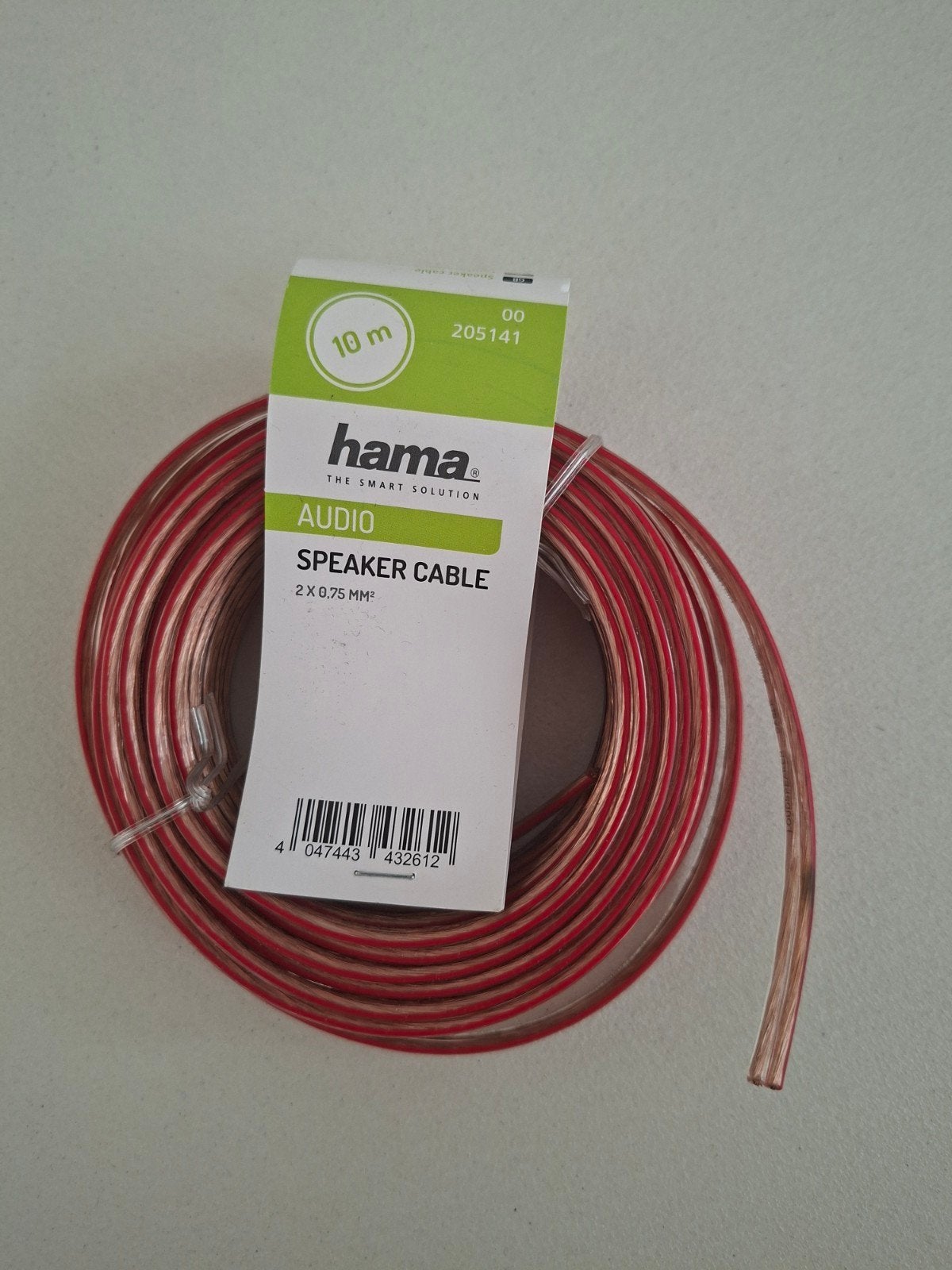 Hama Luidsprekerkabel 10m - Audio Speaker Cable, Ophalen of Verzenden, Nieuw, 10 meter of meer, Luidsprekerkabel