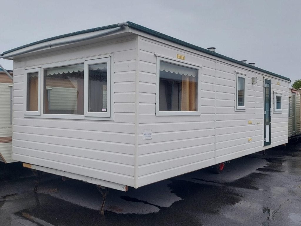 Mooie stacaravan met kunststof buitenzijde en dubbelglas, Caravans en Kamperen, Tot en met 4