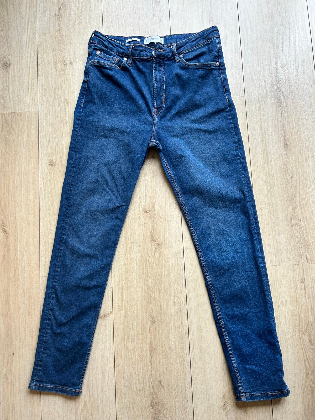 Mango Noa Dames Jeans - Maat 40, Ophalen of Verzenden, Gedragen, Blauw, W30 - W32 (confectie 38/40)