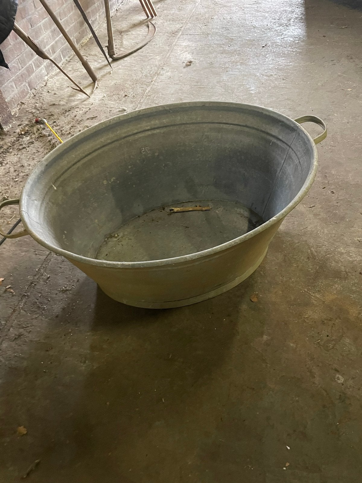 Antieke ijzeren tobbe - Decoratief en functioneel, Antiek en Kunst, Ophalen