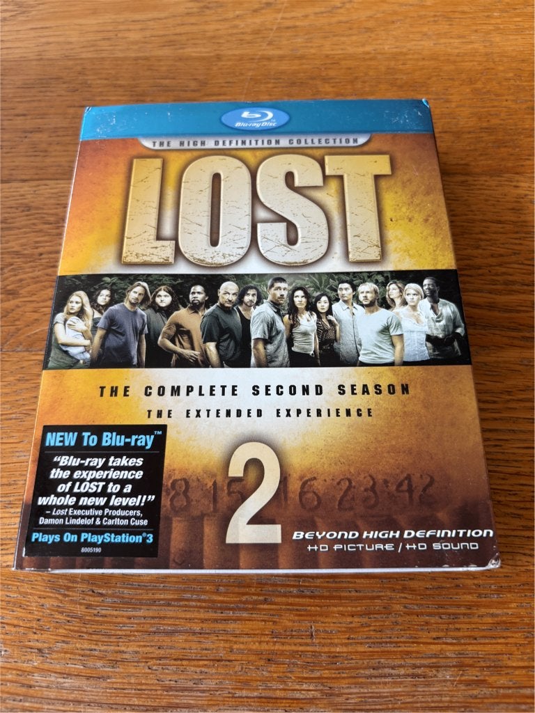 Blu-ray's Lost - Seizoen 2 - N-NLO - Regio A, Gebruikt, Engels, Frans, Met slipcover/slipcase