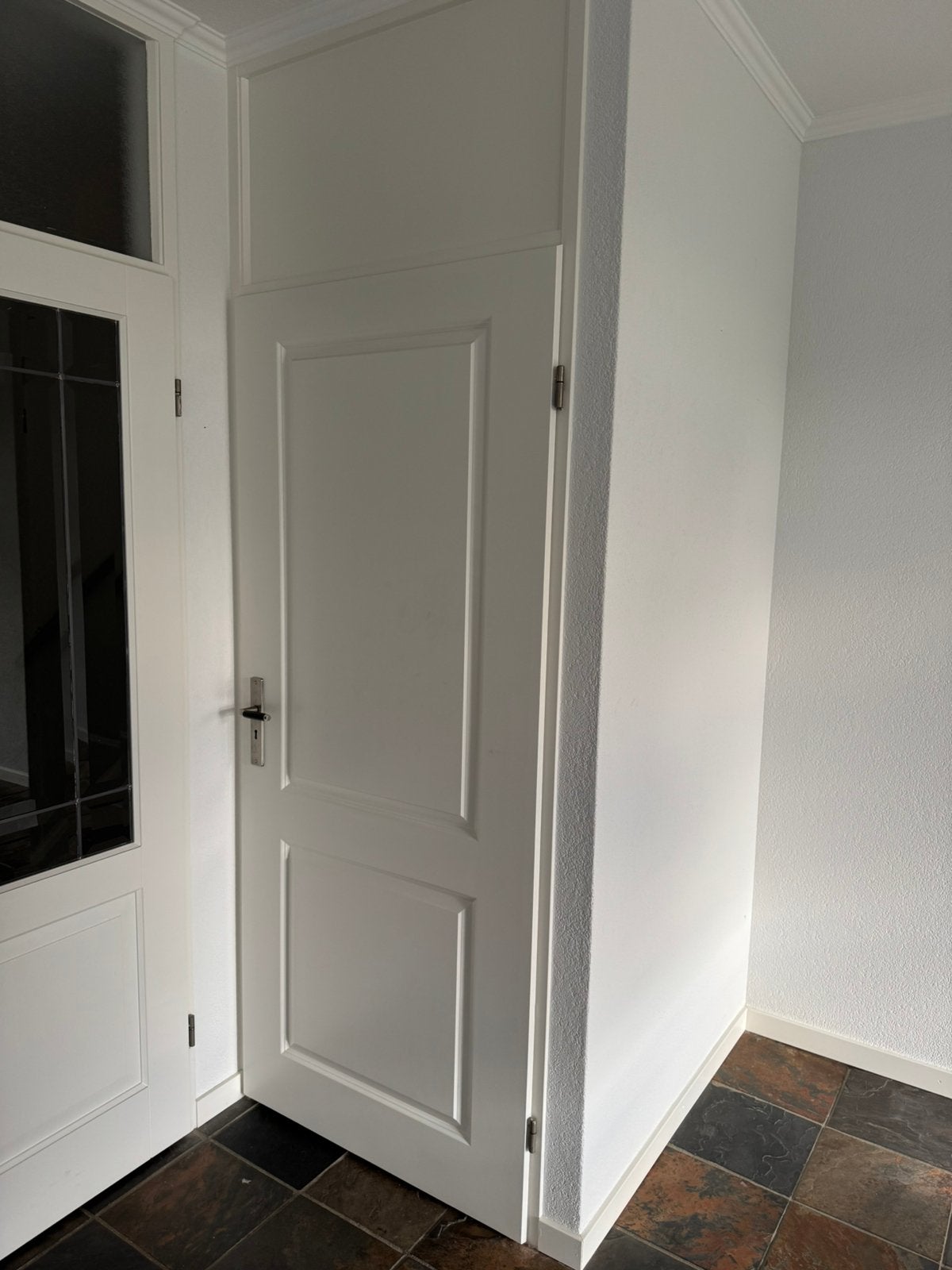 Witte opdekdeuren, 83 x 201 (201,5 cm), 5 stuks, Ophalen, 80 tot 100 cm, Binnendeur, Zo goed als nieuw