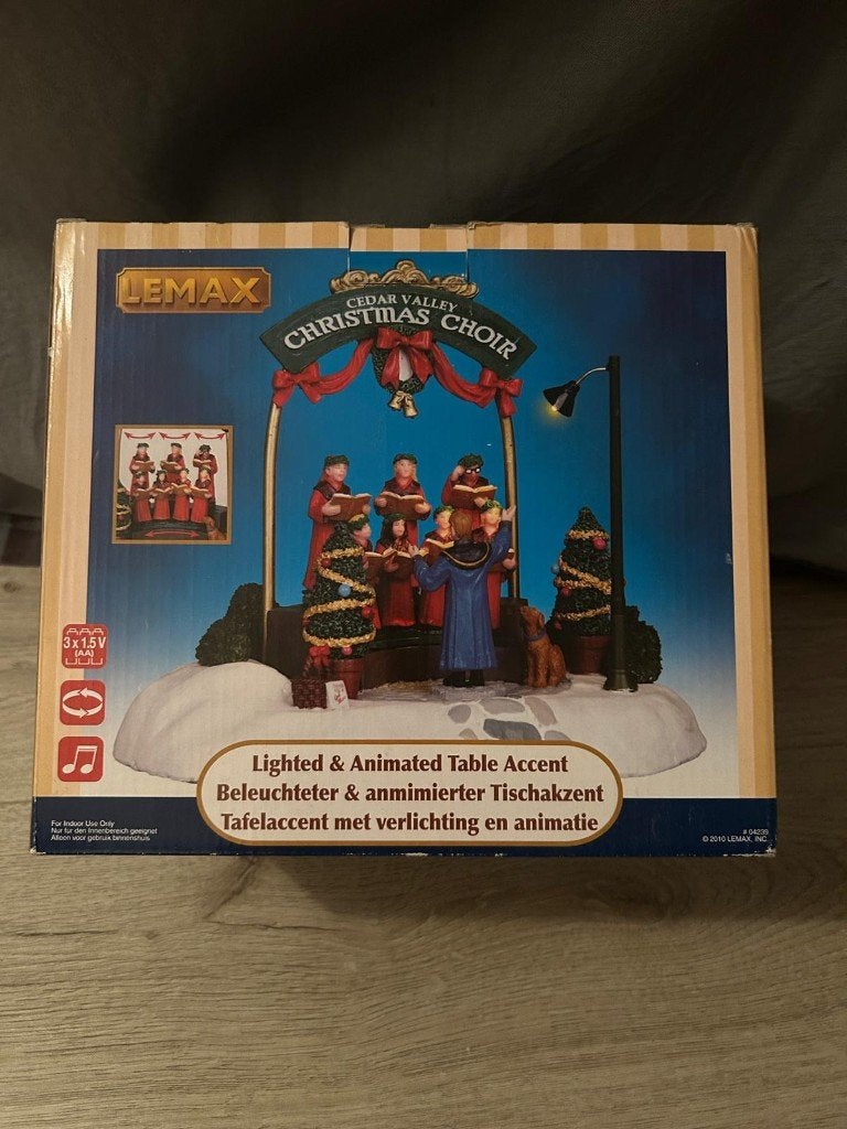 Lemax Cedar Valley Christmas Choir #04239, Ophalen of Verzenden, Zo goed als nieuw