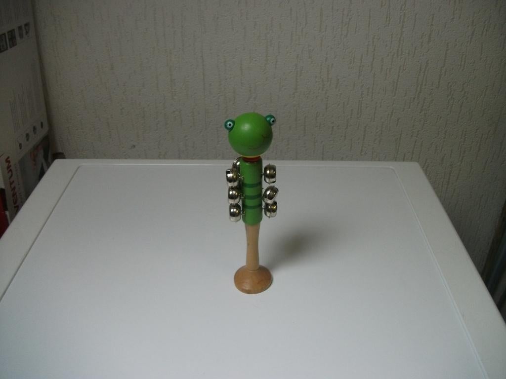Bellenstok kikker, Ophalen of Verzenden, Gebruikt