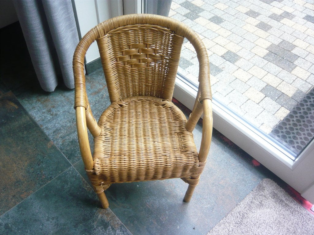 Rotan kinderstoeltje, Ophalen of Verzenden, Zo goed als nieuw, Stoel(en)