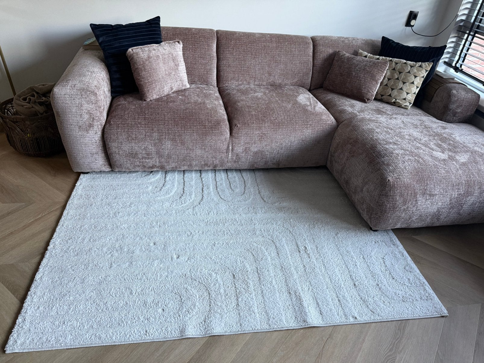 Vloerkleed off white, Ophalen, Gebruikt