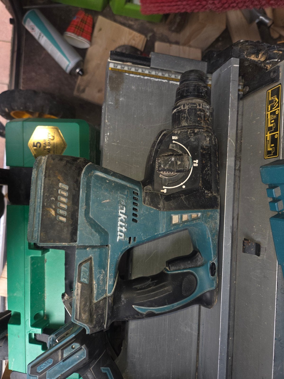 makita dhr242 klopboor, Doe-het-zelf en Verbouw, Ophalen of Verzenden, Gebruikt, 1200 watt of meer