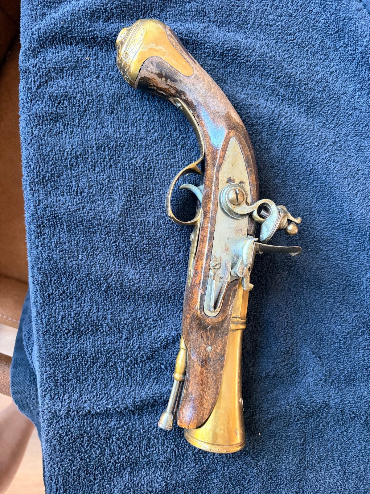 Antiek vuursteenpistool - Decoratief verzamelobject, Ophalen of Verzenden