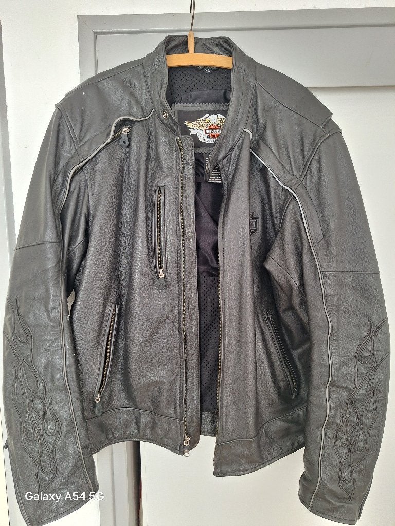 Harley Davidson Jas, Leder., Motoren, Kleding | Motorkleding, Ophalen, Heren, Origineel HD gekocht bij Central HD, Jas | leer