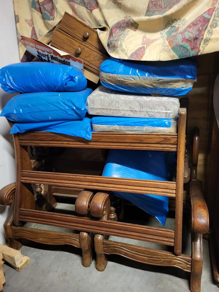 Tweezitter 1 x en fauteuil 2 x.            Eiken., Huis en Inrichting, Gebruikt, Driepersoons, 75 tot 100 cm, Ophalen of Verzenden