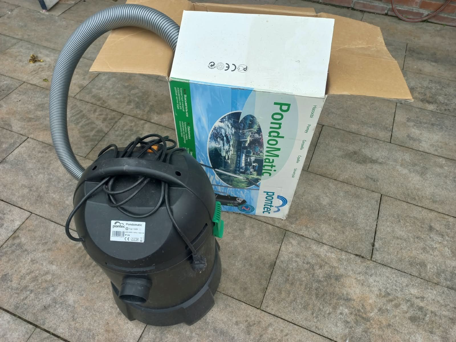 PondoMatic vijverstofzuiger - zo goed als nieuw, Ophalen