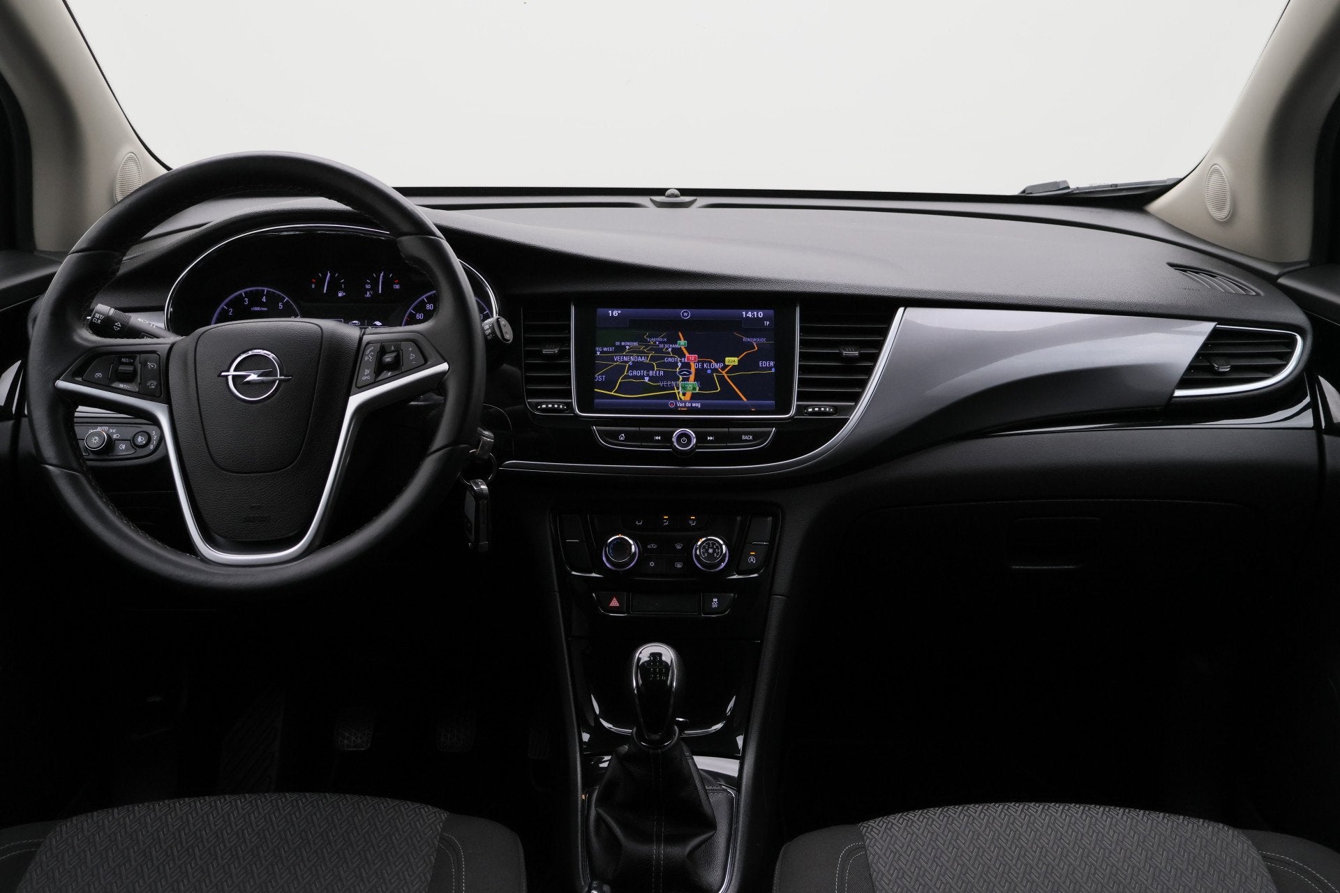 Opel Mokka X 1.4 Turbo Business+ Apple Carplay, Cruise, Blue, Auto's, Voorwielaandrijving, Stof, Gebruikt, Verwarmde buitenspiegels