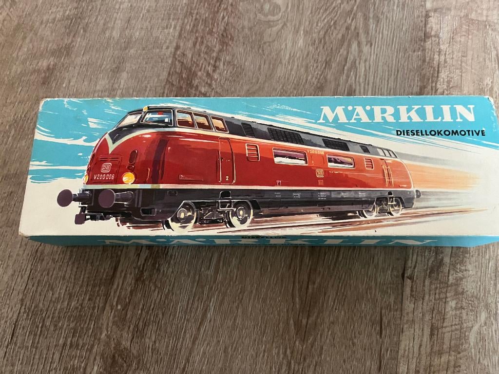 Märklin dieselloc DB V200060, Ophalen, Gebruikt, Gelijkstroom, Wagon