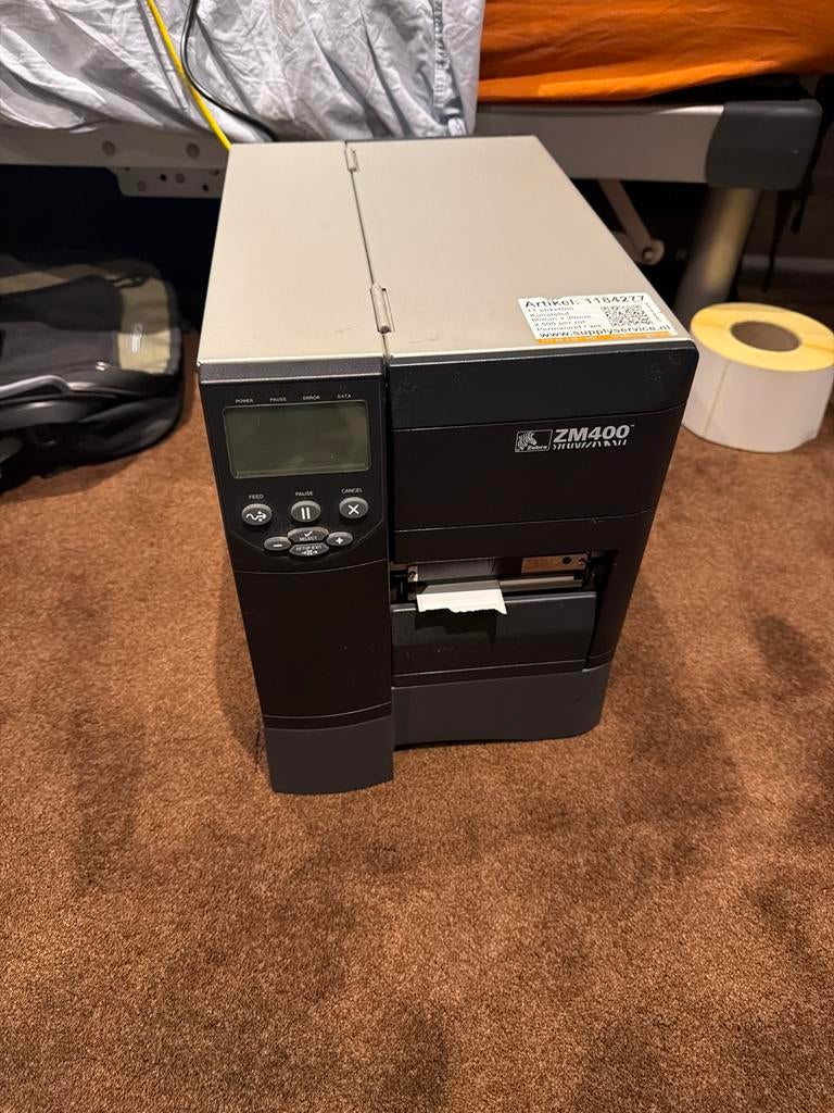 Zebra ZM400 Labelprinter - Robuuste Industriële Printer, Computers en Software, Labelprinters, Ophalen of Verzenden, Gebruikt
