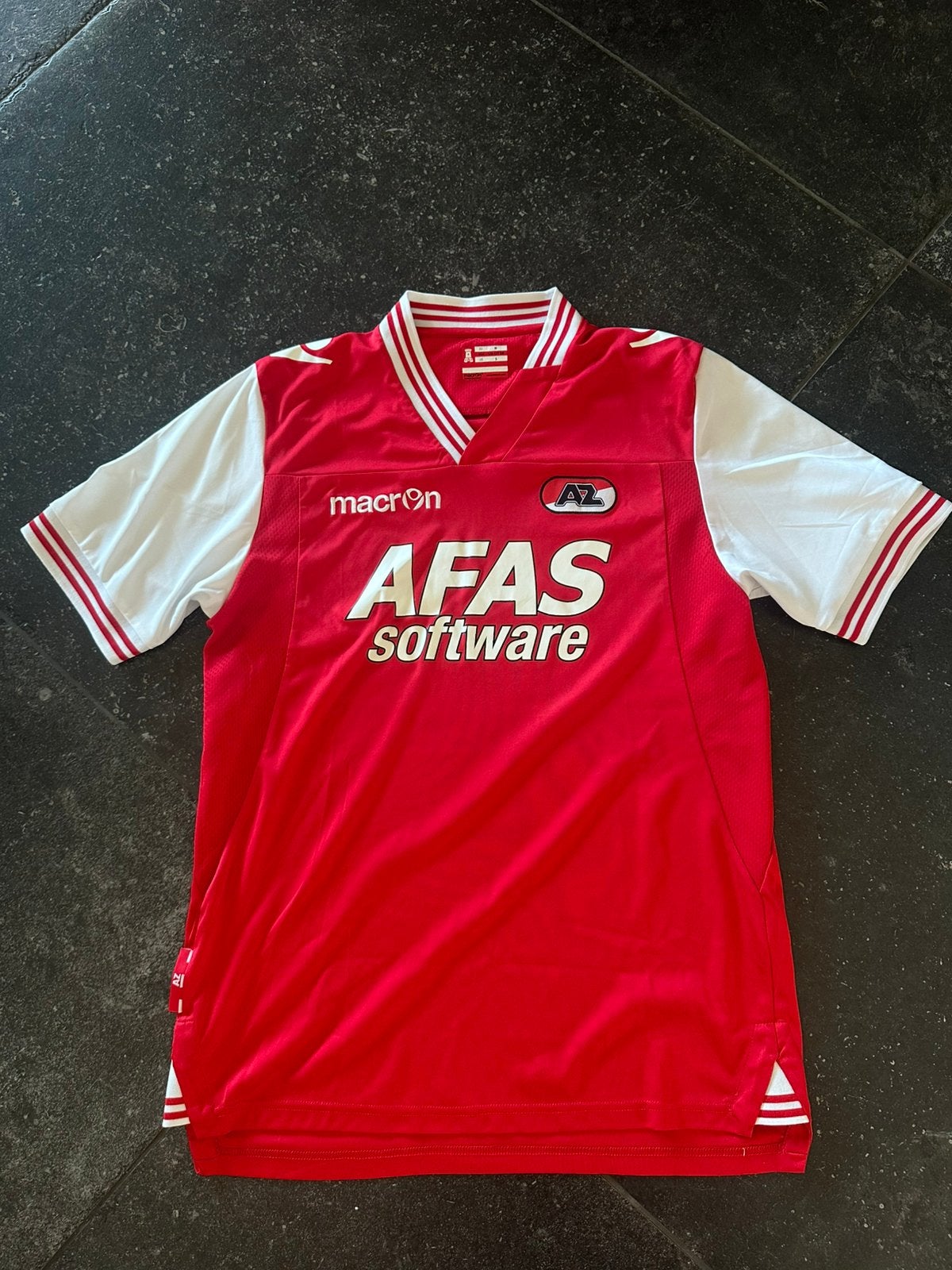 AZ Alkmaar Macron 2013/24 thuis shirt maat M zgan, Maat M, Ophalen of Verzenden, Zo goed als nieuw, Shirt