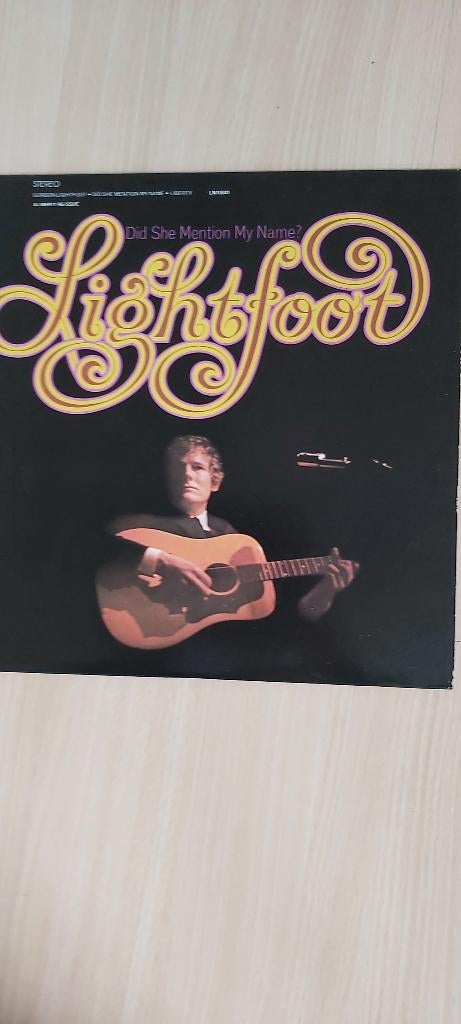 Gordon Lightfoot Did she mention my Name LP (CAN), Cd's en Dvd's, Vinyl | Pop, Ophalen of Verzenden, Zo goed als nieuw, 12 inch