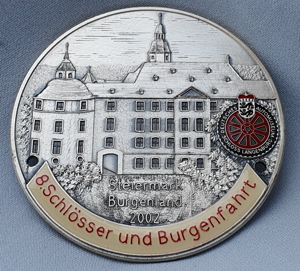 Grille Badge - 2002 - "Schlösser und Burgenfahrt" Oostenrijk, Verzenden, Zo goed als nieuw, Auto's
