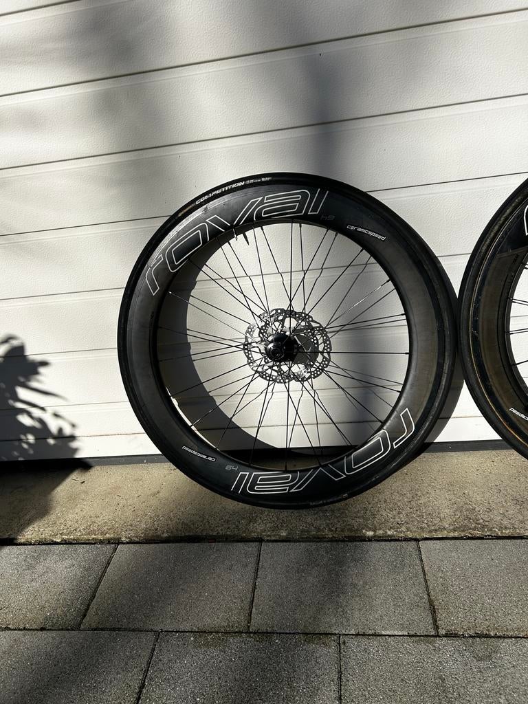 Roval 64mm schijfrem tubes wielset, 12 speed, Wiel, Gebruikt, Ophalen of Verzenden, Racefiets