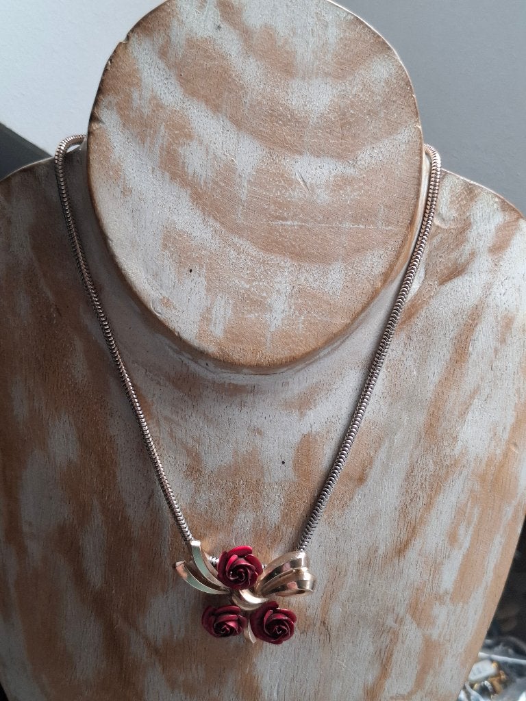 Vintage ketting, Ophalen of Verzenden, Gebruikt, Overige kleuren, Overige materialen