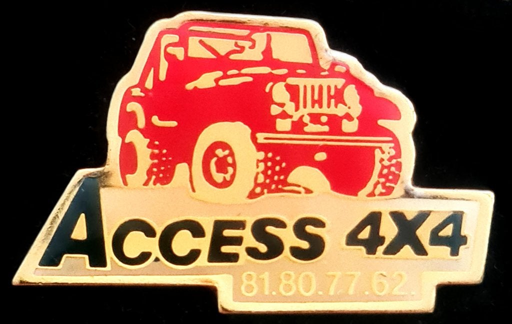 Jeep Access 4x4 pin, Verzenden, Nieuw, Transport, Speldje of Pin