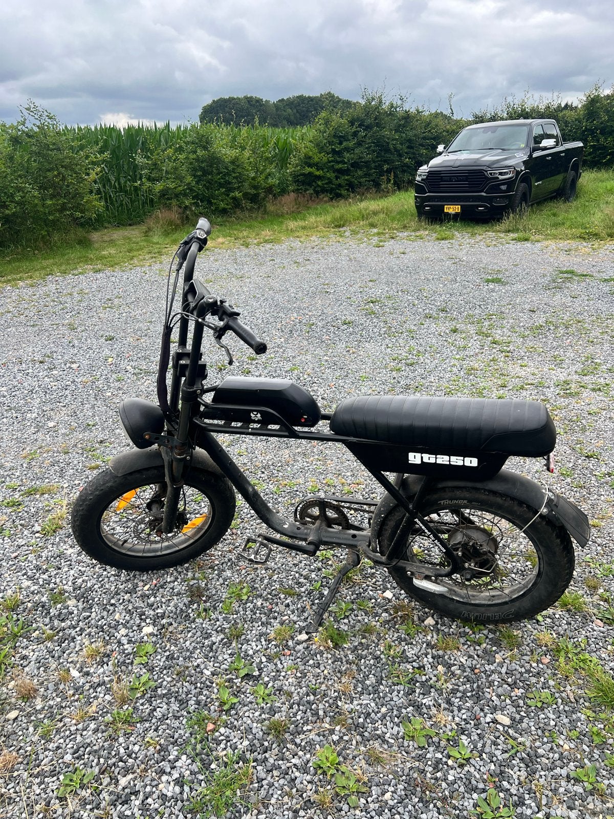 Fat bike  met aandachtspunten - Achterband en batterij, Fietsen en Brommers, Elektrische fietsen, Ophalen of Verzenden, Gebruikt