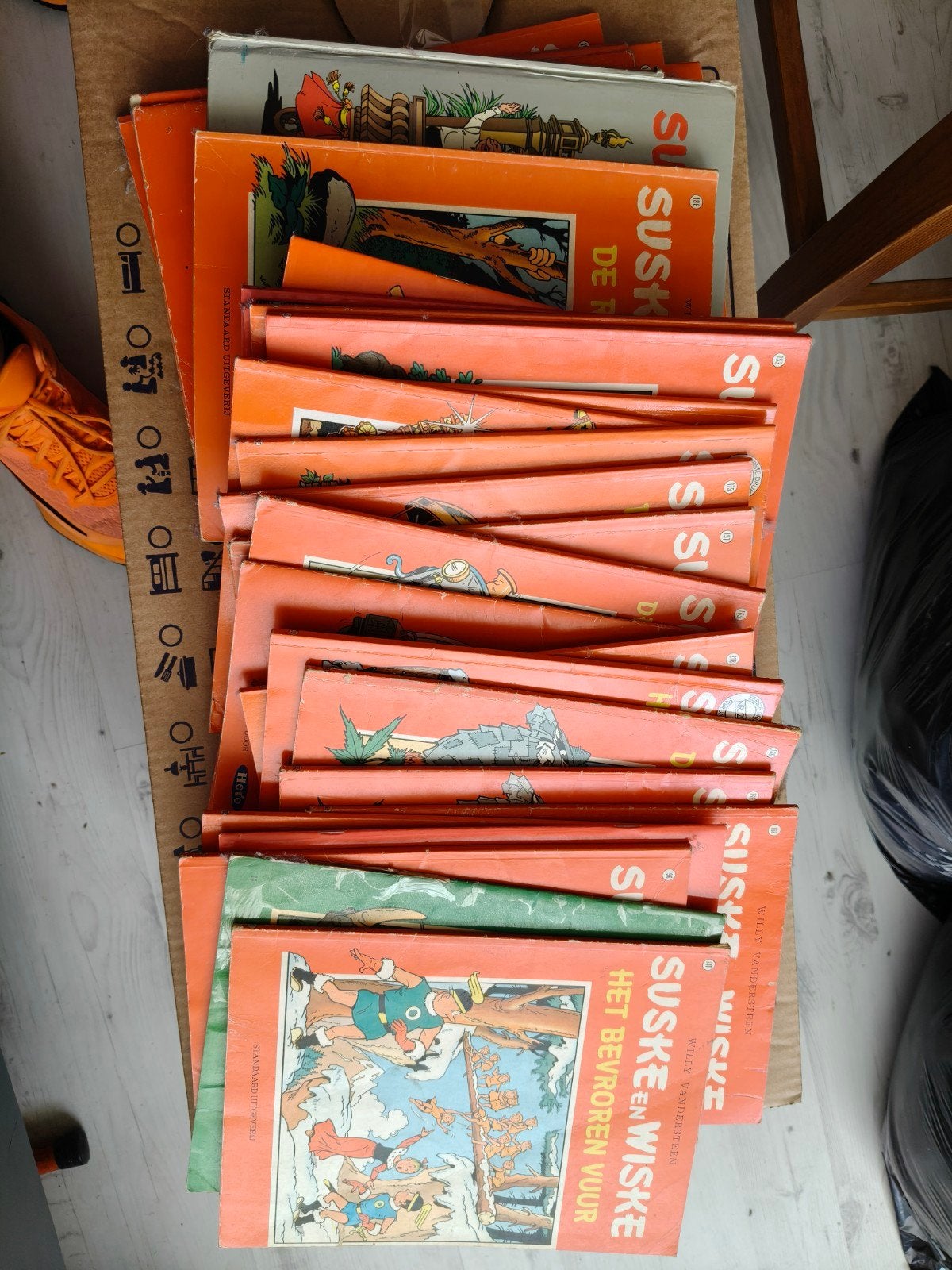 Grote collectie Suske en Wiske stripboeken, Boeken, Meerdere stripboeken, Ophalen, Gelezen, Willy Vandersteen