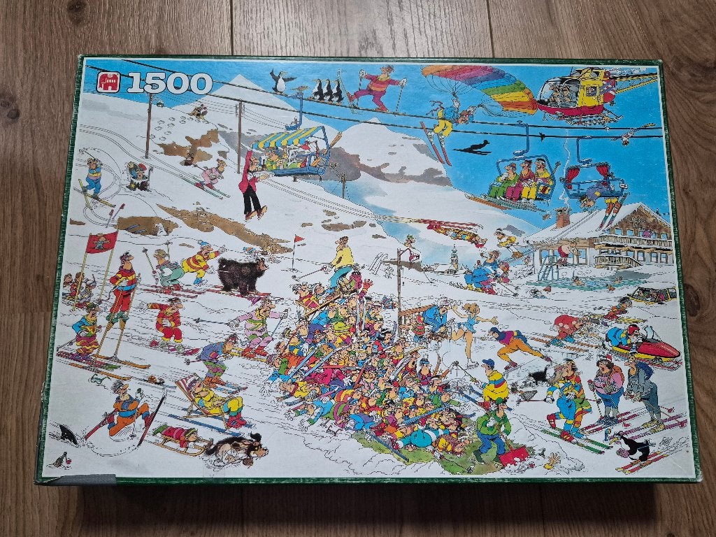 Jan van Haasteren puzzel van 1500 stukjes, Ophalen of Verzenden, 500 t/m 1500 stukjes, Zo goed als nieuw, Legpuzzel