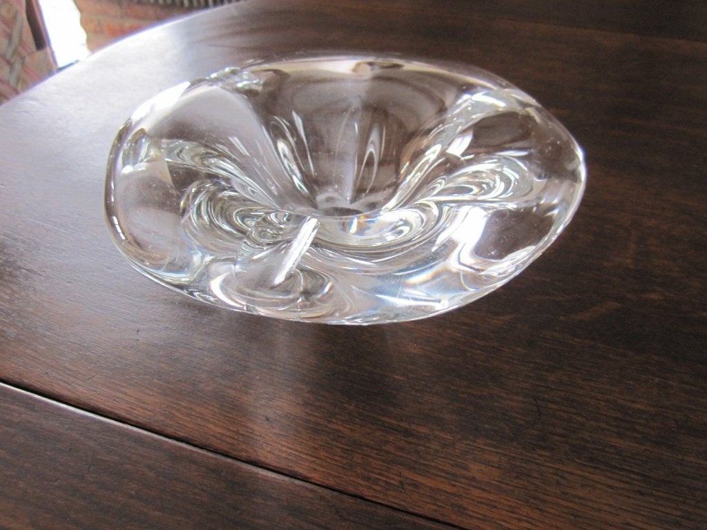 Prachtige cristal Val St Lambert asbak -zeldzaam groot, Antiek en Kunst, Ophalen of Verzenden
