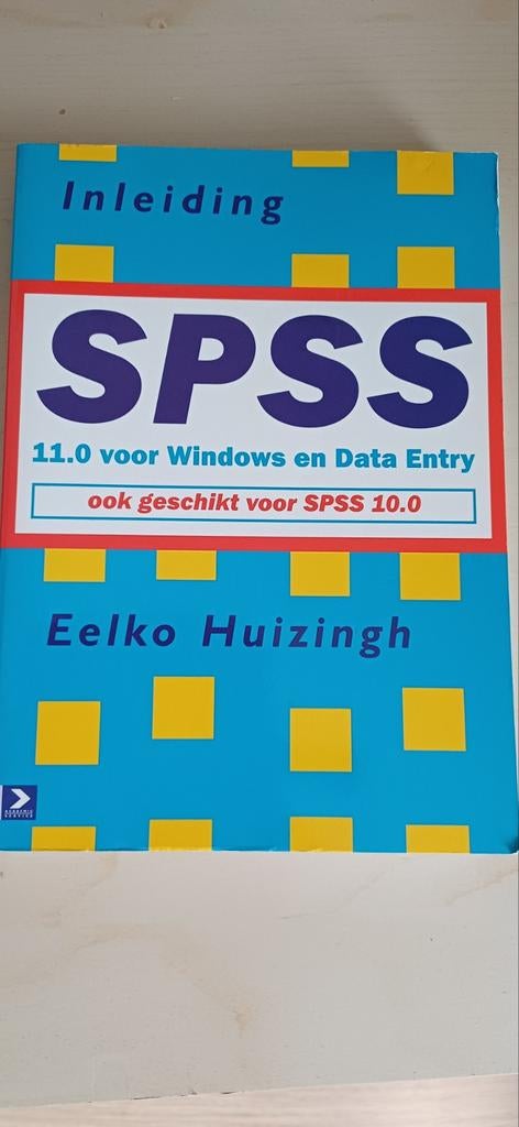 E. Huizingh - Inleiding SPSS 11 voor Windows, Boeken, Ophalen of Verzenden, Zo goed als nieuw, E. Huizingh