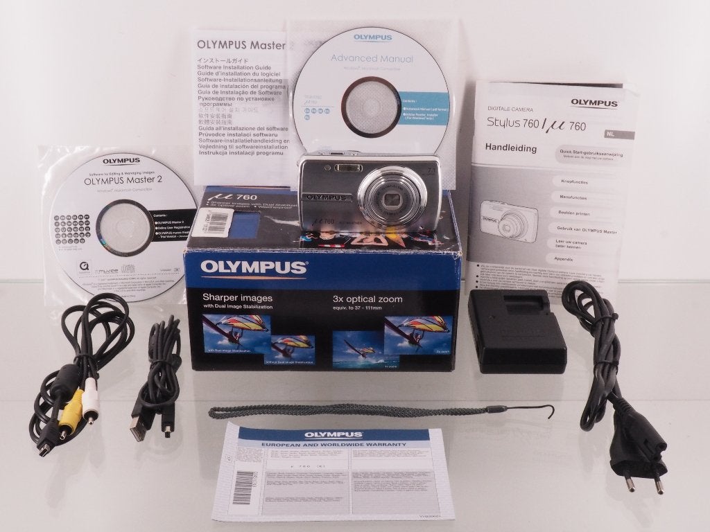 Z.G.A.N. Olympus mju 760 all weather 3x zoom 7.1megapixel, 7 megapixels, Gebruikt, Beeldstabilisatie, Accu