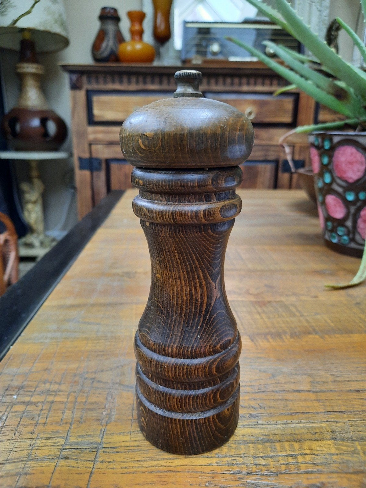 Houten pepermolen, Ophalen of Verzenden, Gebruikt