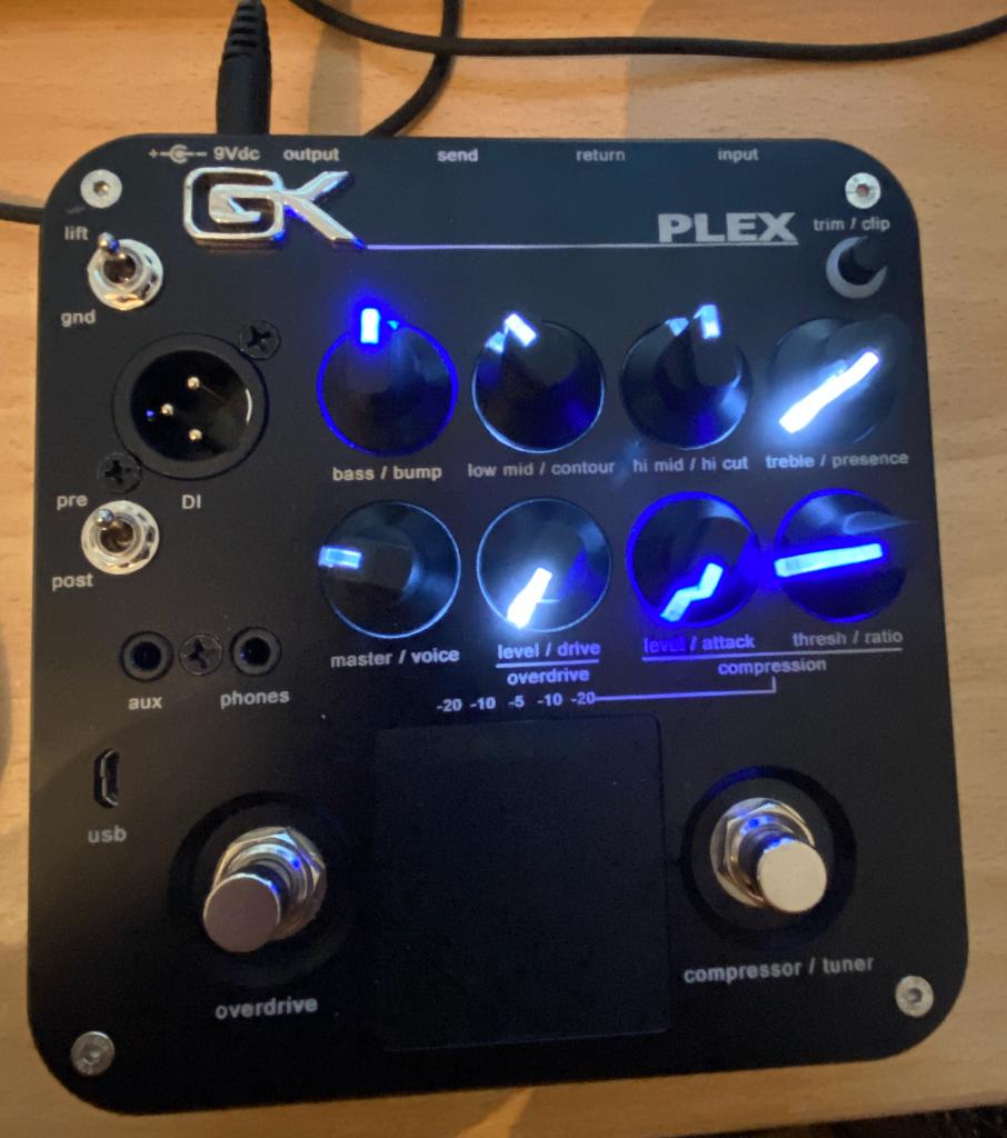 Gallien Krueger Plex – veelzijdige bass preamp/DI, Ophalen of Verzenden, Zo goed als nieuw, Volume