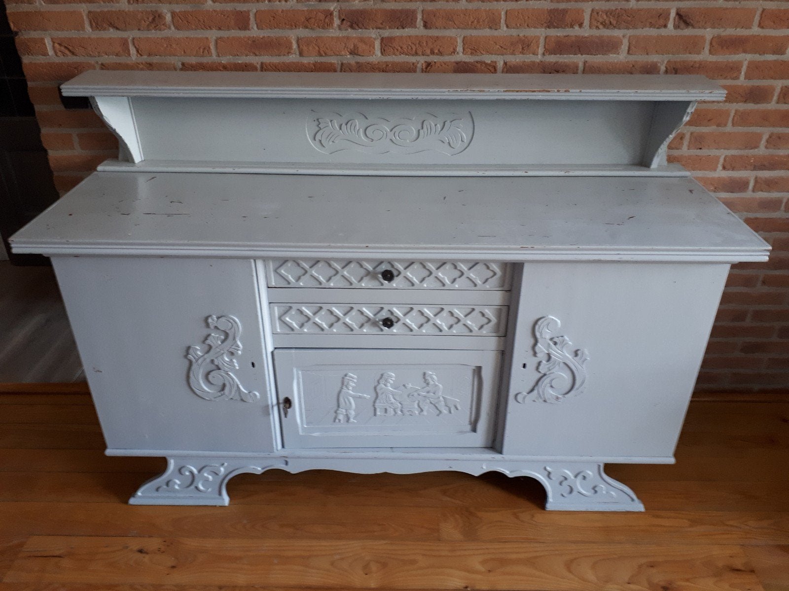 GRATIS  KAST DRESSOIR, Ophalen, Gebruikt