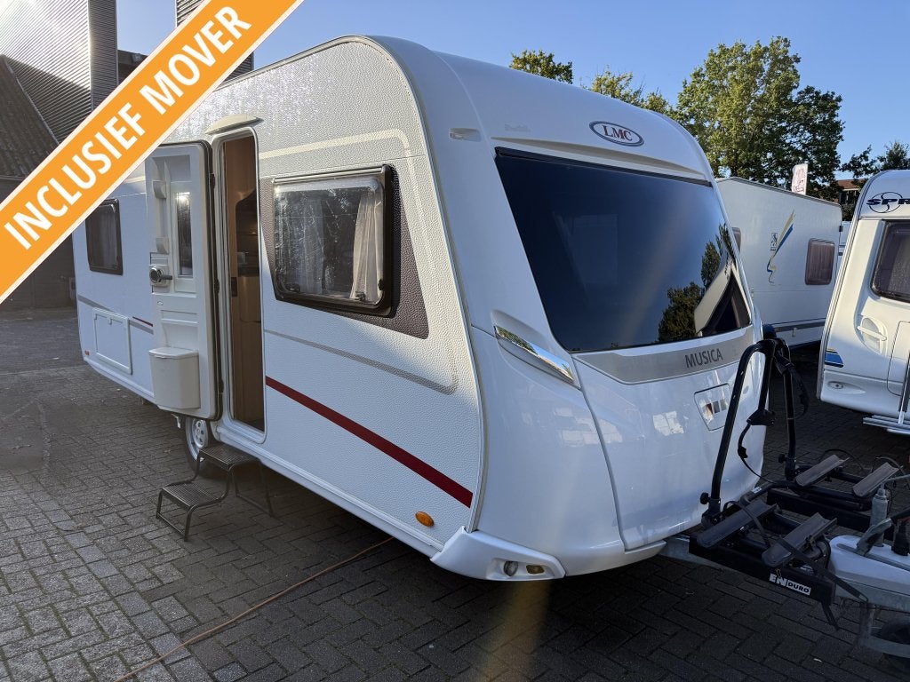 LMC MUSICA 490E 2 BEDDEN RONDZIT MOVER LUIFEL (TOPSTAAT), Rondzit, Bedrijf, Luifel, 4 tot 5 meter