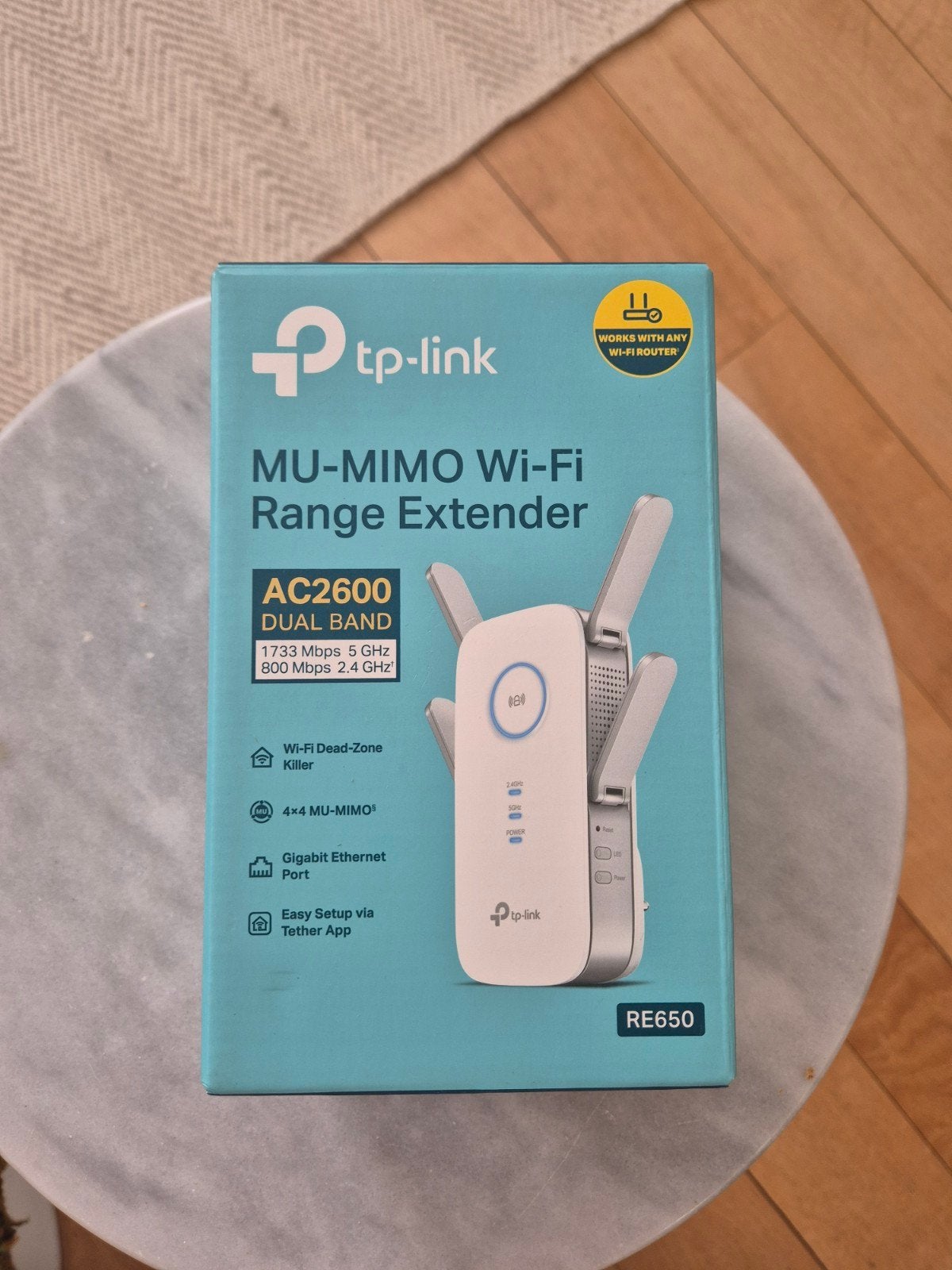 TP-Link RE650 AC2600 MU-MIMO Wi-Fi Range Extender, Ophalen of Verzenden, Zo goed als nieuw, Router, TP-Link
