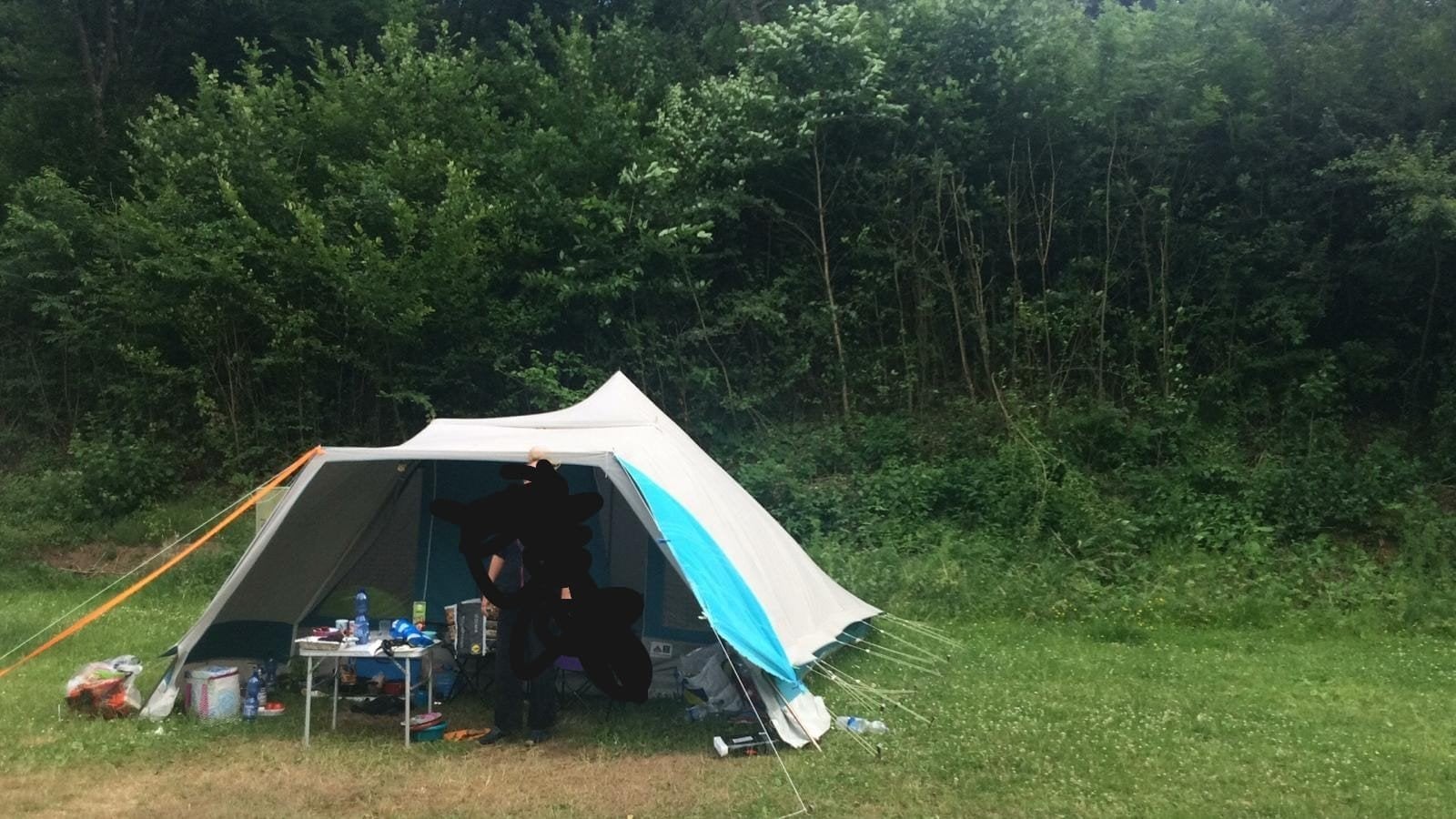 grote katoenen ten cate tent, Caravans en Kamperen, Ophalen, Gebruikt, Tot en met 4