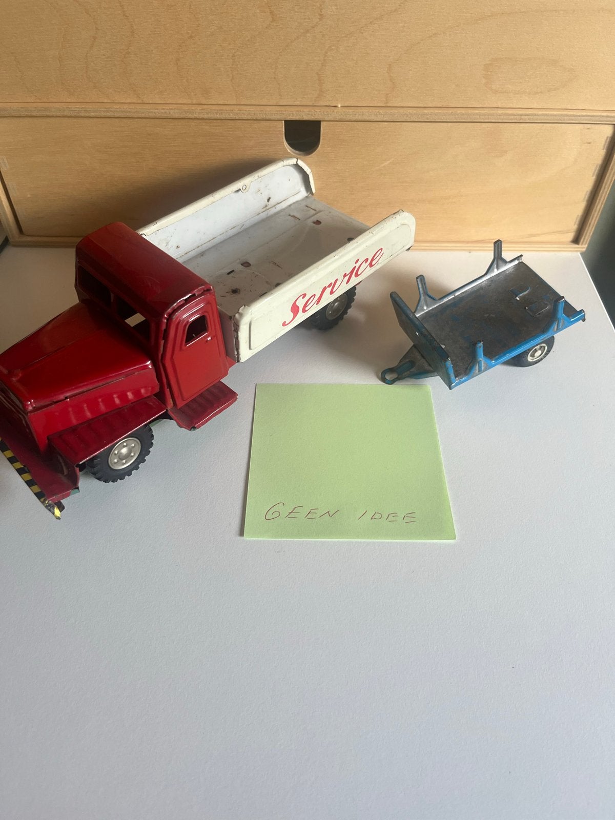 Verzameling van Vintage Speelgoedvoertuigen, Ophalen of Verzenden, Gebruikt