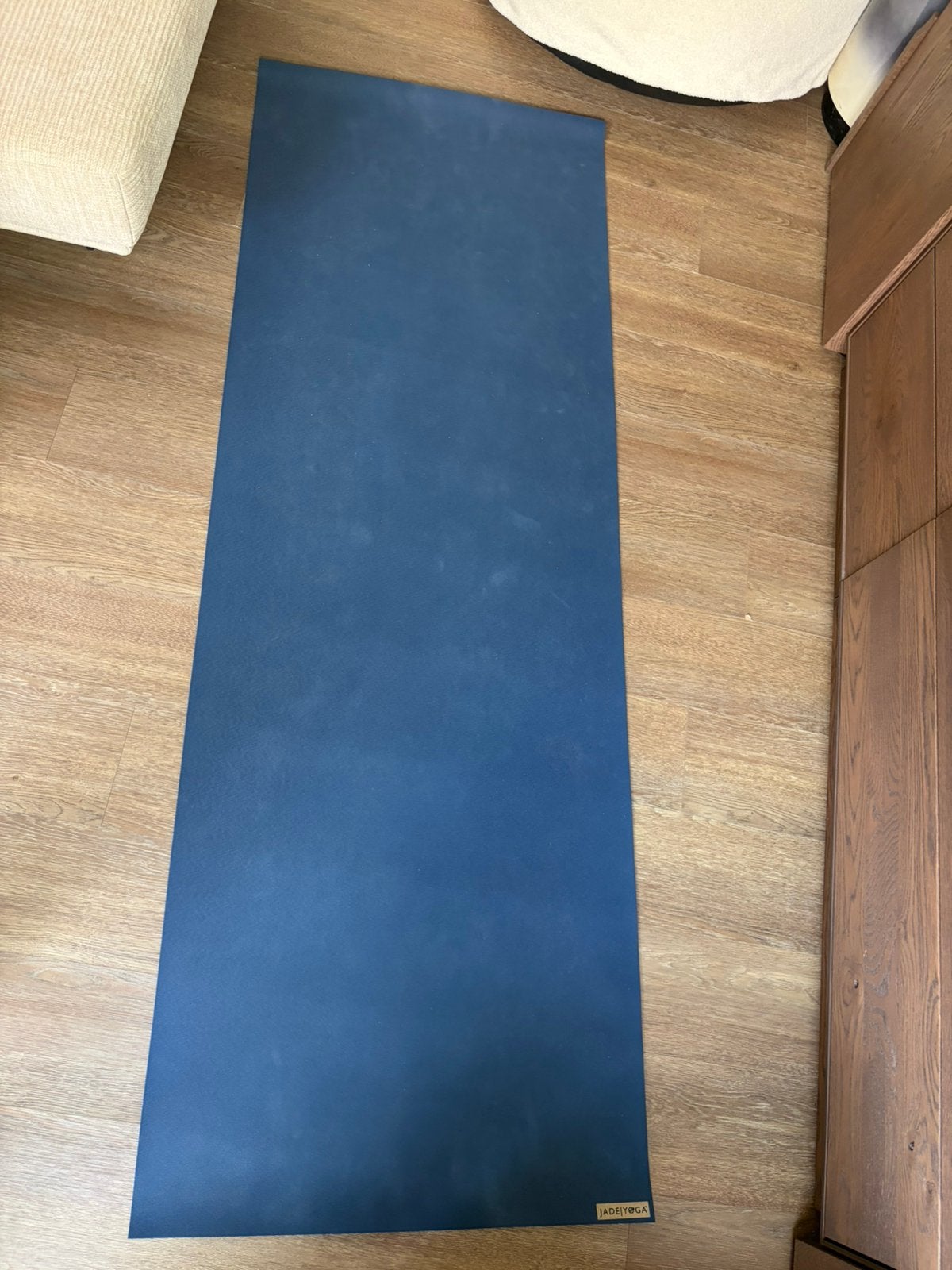 Harmony jade yoga mat pilates 203 cm xl professional, Sport en Fitness, Ophalen of Verzenden, Zo goed als nieuw