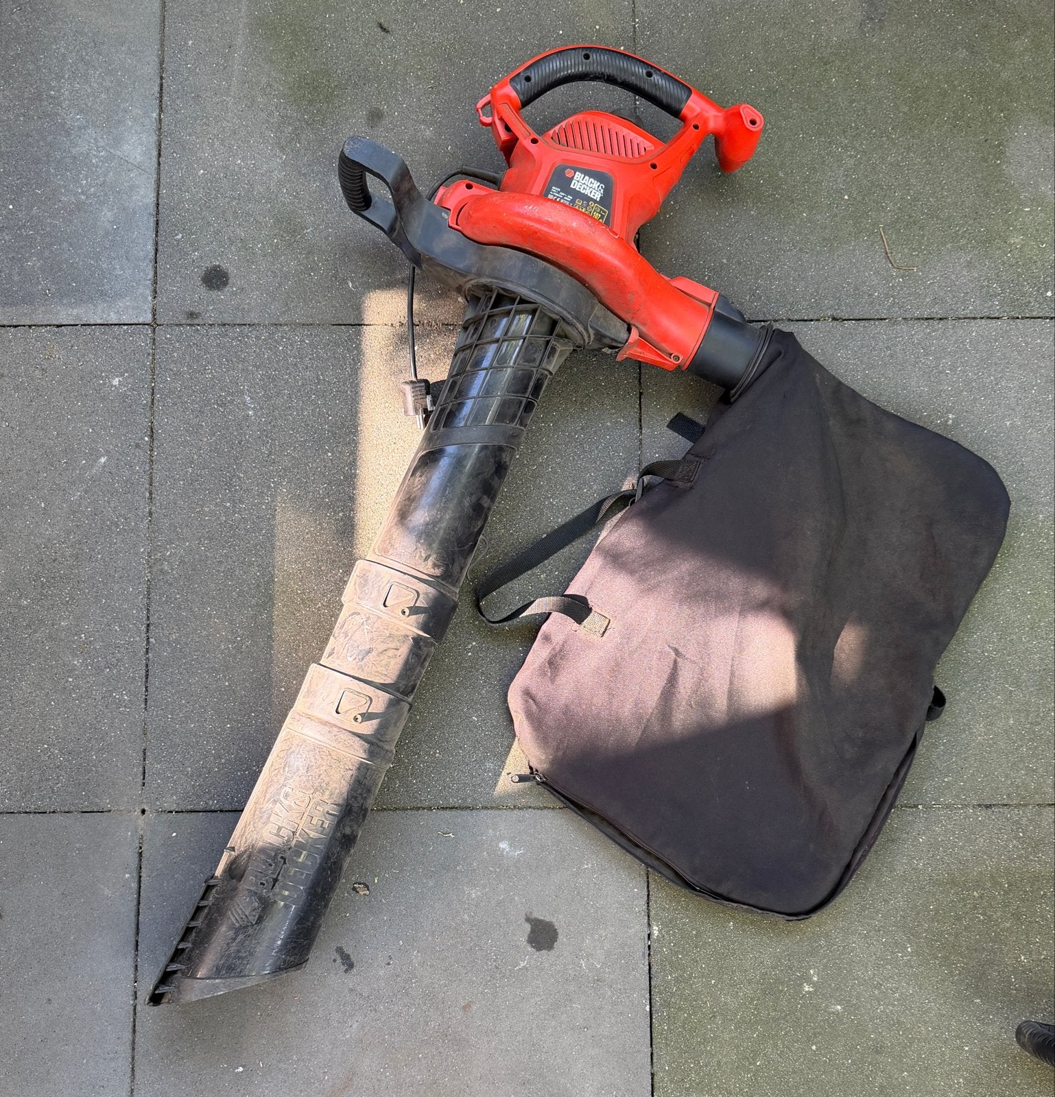Black & Decker bladzuiger GW3030 - Defect, Ophalen, Gebruikt, Handgedragen, Met opvangzak